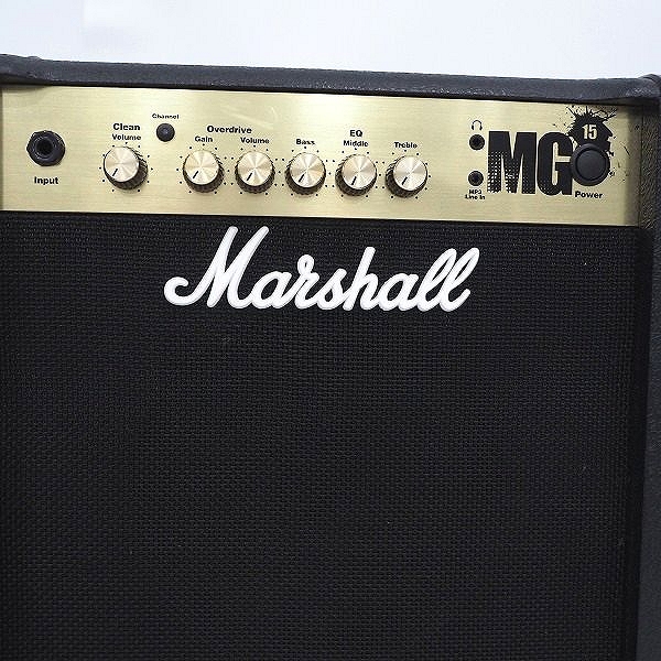 実際に弊社で買取させて頂いた【難有り】Marshall/マーシャル MG15 ギターアンプ コンボアンプの画像 1枚目