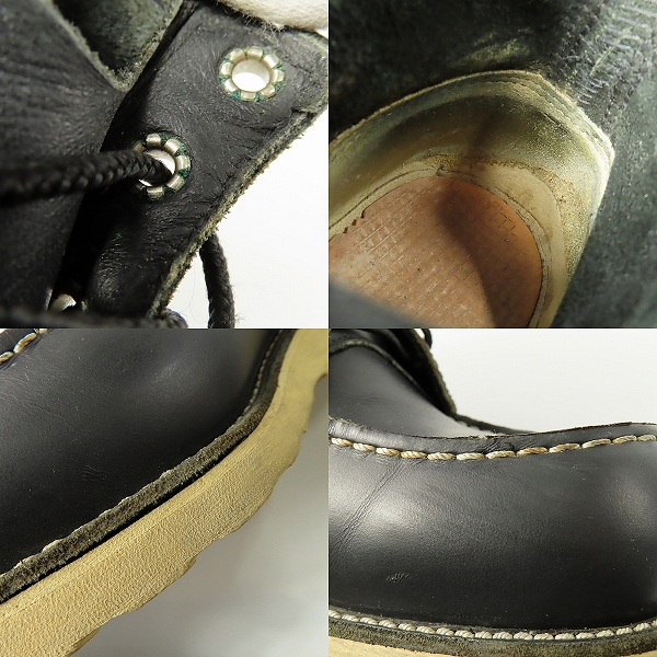 実際に弊社で買取させて頂いたREDWING/レッドウィング モックブーツ/アイリッシュセッター ブラック 8130/9.5Eの画像 8枚目