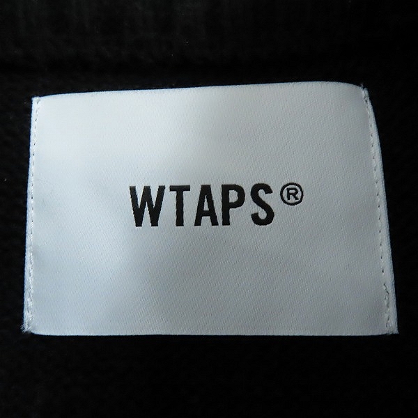 実際に弊社で買取させて頂いたWTAPS/ダブルタップス 23AW OBSVR SWEATER/クロスボーンニット/セーター 232MADT-KNM02/03の画像 6枚目