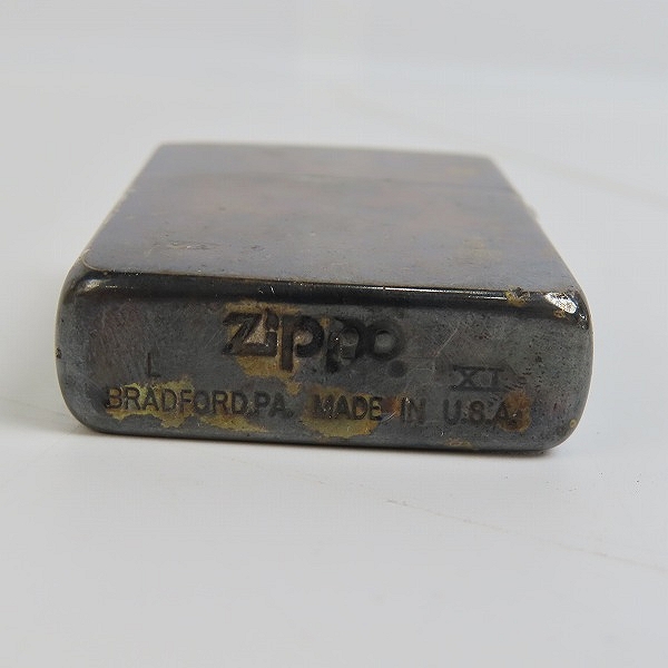 実際に弊社で買取させて頂いたZIPPO/ジッポー HARLEY DAVIDSON/ハーレーダビッドソン タンク  イエロー 1995年製の画像 3枚目