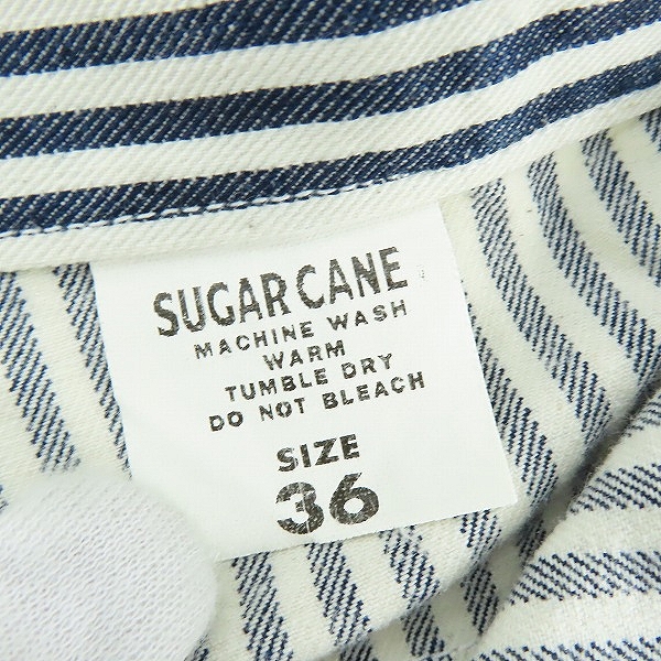 実際に弊社で買取させて頂いた(2)SUGAR CANE/シュガーケーン ヒッコリー ベイカー ショートパンツ SC51407/36の画像 4枚目