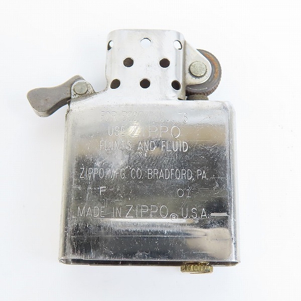 実際に弊社で買取させて頂いたZIPPO/ジッポー HARLEY DAVIDSON/ハーレーダビッドソン タンク  イエロー 1995年製の画像 5枚目