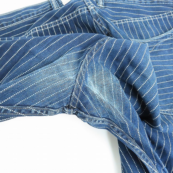 実際に弊社で買取させて頂いた(1)SUGAR CANE/シュガーケーン ストライプ柄 ショートパンツ SC51054A/36の画像 8枚目