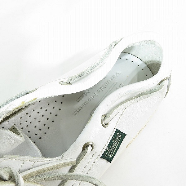 実際に弊社で買取させて頂いたParaboot/パラブーツ BARTH/バース レザー デッキ シューズ 0404/6の画像 4枚目