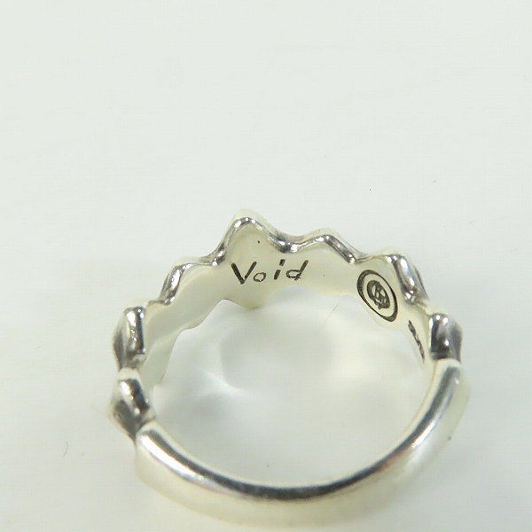 実際に弊社で買取させて頂いた【ワランティ付き】Bloody Mary/ブラッディマリー Void/ヴォイド シルバー リング/19号の画像 4枚目