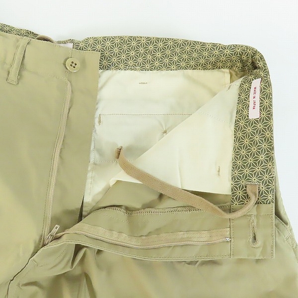 実際に弊社で買取させて頂いたBEAMS JAPAN/ビームスジャパン パンツ ベージュ/Mの画像 5枚目