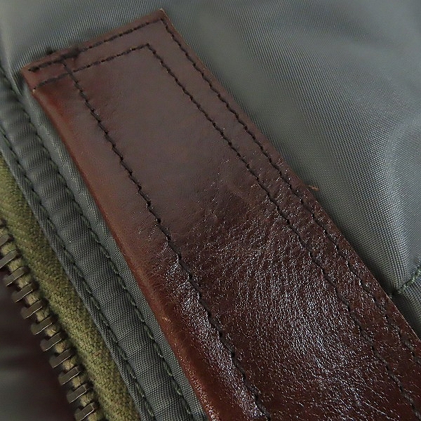 実際に弊社で買取させて頂いたJUNYA WATANABE MAN COMME des GARCONS×DUVETICA/コムデギャルソン×デュベティカ MA-1 ダウンジャケット UH-J015 /Mの画像 6枚目