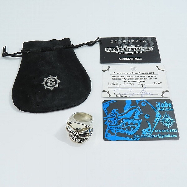 実際に弊社で買取させて頂いた【ギャラ付き】STARLINGEAR/スターリンギア アンラッキーパンチャー リング 21-23号の画像 8枚目