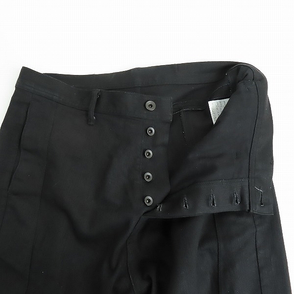 実際に弊社で買取させて頂いたJULIUS/ユリウス 22SS Skinny Pants And Other TROUSERS 10.5oz ストレッチデニムトラウザーズパンツ 779PAM6-BK/3の画像 2枚目