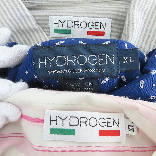 実際に弊社で買取させて頂いたHYDROGEN/ハイドロゲン 半袖シャツ/長袖シャツ 3点セットの画像 2枚目