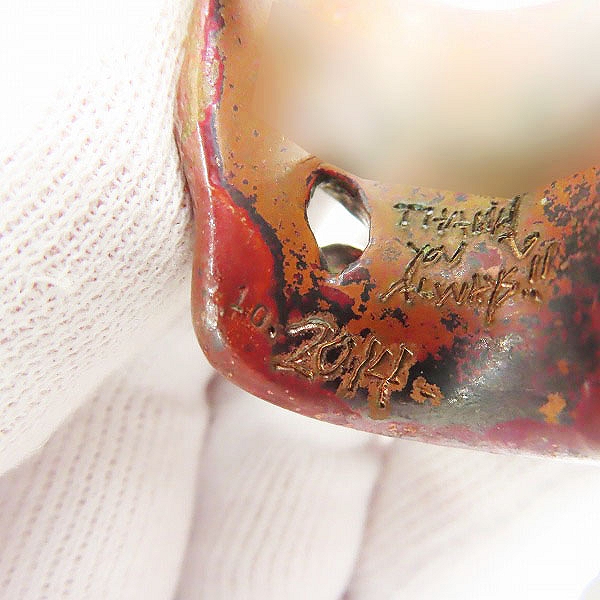 実際に弊社で買取させて頂いた【ギャラ付き】STARLINGEAR/スターリンギア パンチャーカラス天狗リング 19.5-20.5号の画像 7枚目