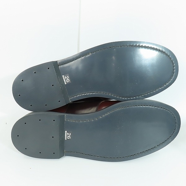 実際に弊社で買取させて頂いた【未使用】REGAL/リーガル ストレートチップ レザーシューズ/ビジネスシューズ 7521 2051/26の画像 2枚目