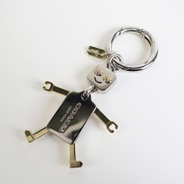 実際に弊社で買取させて頂いたCOACH/コーチ キーホルダー ロボット型 