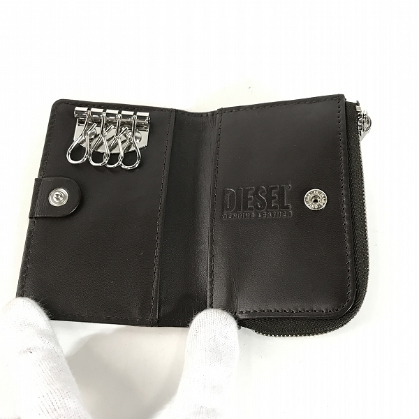実際に弊社で買取させて頂いたDIESEL/ディーゼル 4連キーケース/コインケース L-ZIP KEY X09016の画像 3枚目