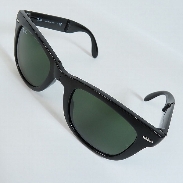 実際に弊社で買取させて頂いたRay-Ban/レイバン FOLDING WAYFARER/ウェイファーラー 折り畳み サングラス/アイウェア ブラック RB4105 601