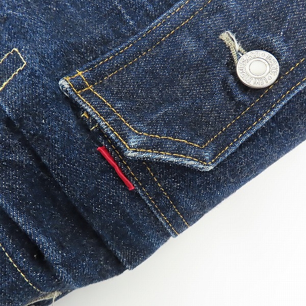 実際に弊社で買取させて頂いたLevis/リーバイス 507XX ビッグE DENIM JKT 2nd MODEL/デニムジャケット 70507-0062/42の画像 8枚目