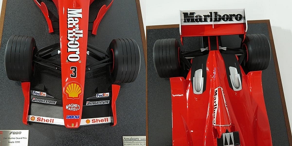 実際に弊社で買取させて頂いた★【証明書付き/世界限定60個】amalgam/アマルガム社製 Ferrari/フェラーリ 1/8 スケール F399/1999年サンマリノグランプリ の画像 3枚目