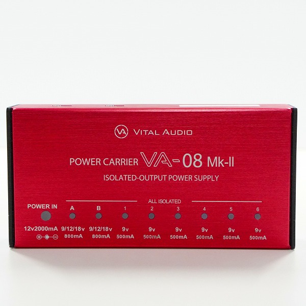 実際に弊社で買取させて頂いたVITAL AUDIO/バイタルオーディオ VA-08 MK II エフェクター用 パワーサプライ 動作確認済みの画像 1枚目