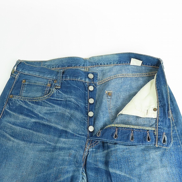実際に弊社で買取させて頂いた(2)SUGAR CANE/シュガーケーン  デニム ハーフパンツ SC51201H1/36の画像 2枚目