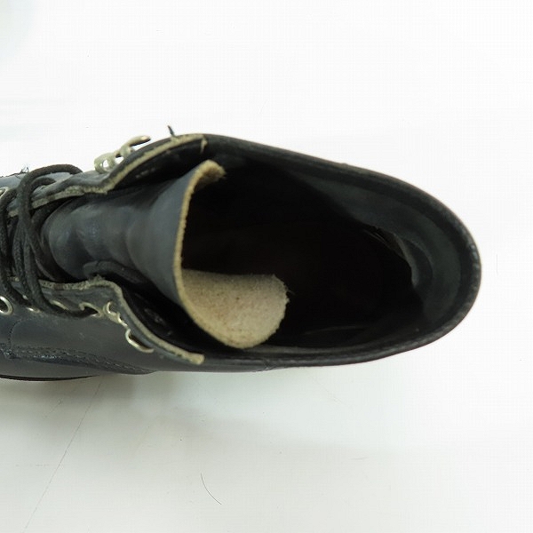 実際に弊社で買取させて頂いたRED WING/レッドウィング 新四角犬タグ アイリッシュセッター ブーツ 8Dの画像 4枚目