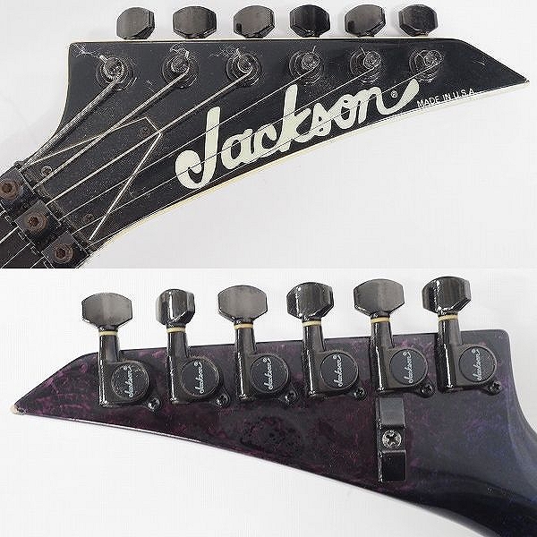 実際に弊社で買取させて頂いた★Jackson USA/ジャクソン Randy V タイプ/ランディV エレキギター ダンカン製PU・フロイドローズ搭載 ハードケース付の画像 2枚目