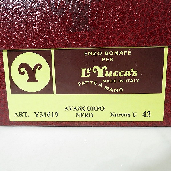 実際に弊社で買取させて頂いたLe Yucca's/レユッカス シームレス Uチップ ドレスシューズ/ビジネスシューズ 43の画像 8枚目