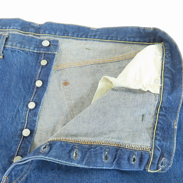 実際に弊社で買取させて頂いたLEVI'S/リーバイス 60s頃 ヴィンテージ 両面BIG E 均等V 刻印W/W50L34の画像 4枚目