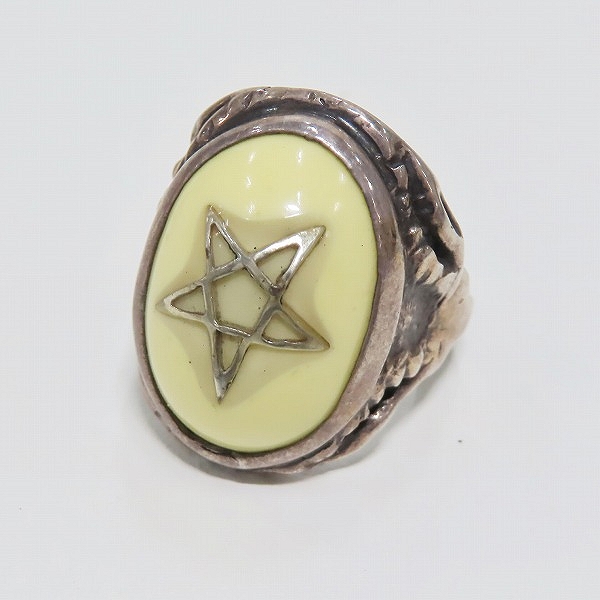 実際に弊社で買取させて頂いたALEX STREETER/アレックスストリーター エンジェルハートリング ホワイト 18.5号