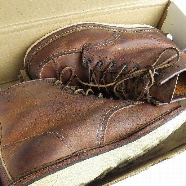 実際に弊社で買取させて頂いたRED WING/レッドウィング 6inch Classic MOC 6インチ クラシックモック 1907/US7 の画像 8枚目