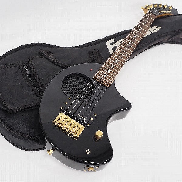 実際に弊社で買取させて頂いた★FERNANDES/フェルナンデス ZO-3C ぞうさん ゴールドパーツ アンプ内蔵ギター マッチングヘッド ソフトケース付 
