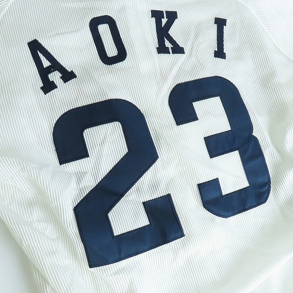 実際に弊社で買取させて頂いたデサント×ビームス 東京ヤクルトスワローズ 2006 ホーム レプリカユニフォーム #23青木 DYS-0601/FREEの画像 6枚目