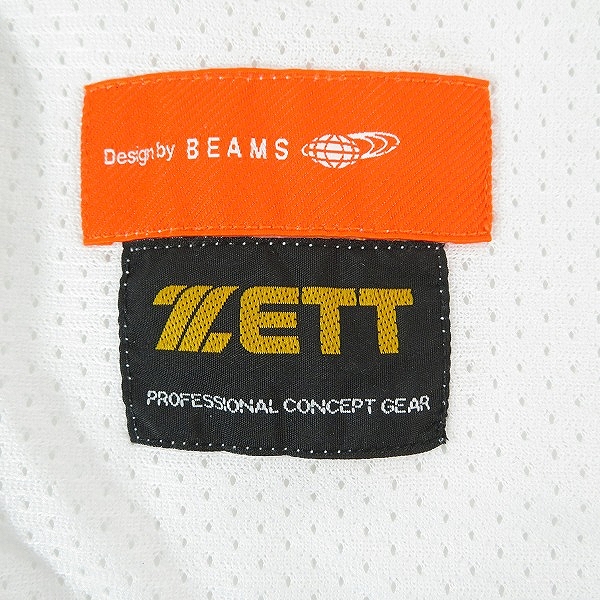実際に弊社で買取させて頂いた【未使用】ZETT×BEAMS/ゼット×ビームス 東京ヤクルトスワローズ レプリカユニフォーム YSRP3W/フリー(XL)の画像 2枚目