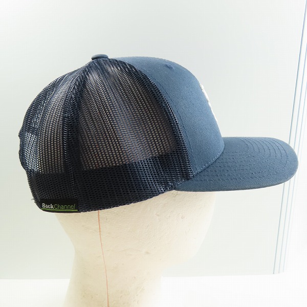 実際に弊社で買取させて頂いたBack Channel/バックチャンネル THE CLASSICS ロゴ刺繍 キャップ ネイビーの画像 2枚目