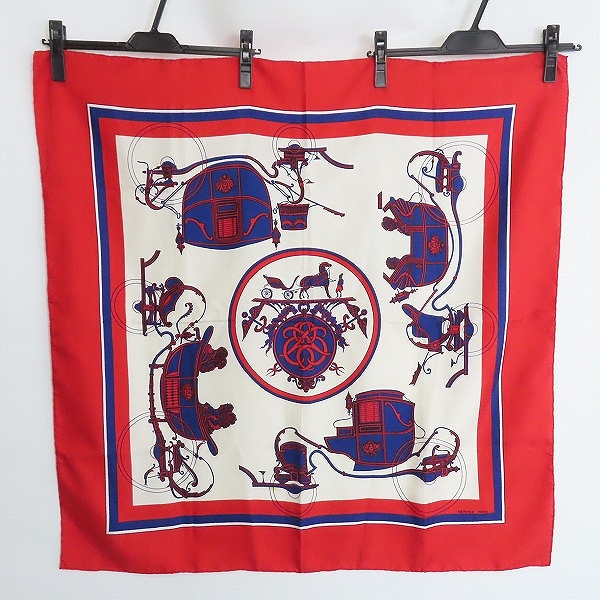 実際に弊社で買取させて頂いたHERMES/エルメス カレ90 EX-LIBRIS スカーフ