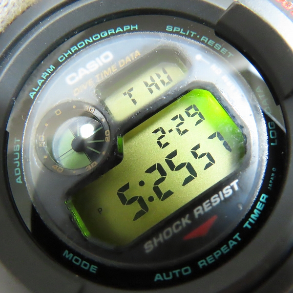 実際に弊社で買取させて頂いたG-SHOCK/Gショック FROGMAN/フロッグマン 腕時計/ウォッチ 潜水ガエル DW-6300-1Aの画像 4枚目