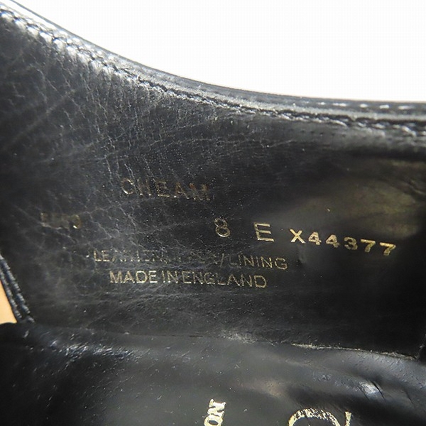 実際に弊社で買取させて頂いたCROCKETT＆JONES/クロケット＆ジョーンズ プレーントゥ ドレスシューズ CHEAM 5599 /8Eの画像 5枚目