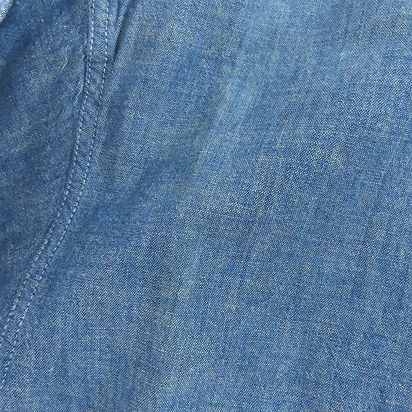 実際に弊社で買取させて頂いたSUGAR CANE/シュガーケーン 刺繍 デニム ワークシャツ SC25684/Lの画像 5枚目