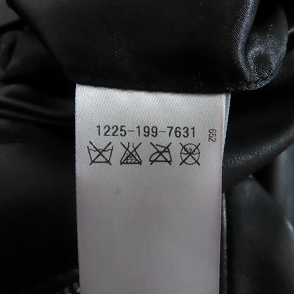 実際に弊社で買取させて頂いたBEAUTY&YOUTH UNITED ARROWS/ユナイテッドアローズ シープレザー シングルライダースジャケット 1225-199-7631/Mの画像 3枚目