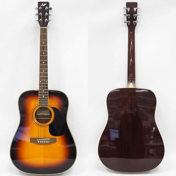 実際に弊社で買取させて頂いた★Stafford/スタッフォード SFP-200D-BS アコースティックギター/アコギ ソフトケース付の画像 1枚目