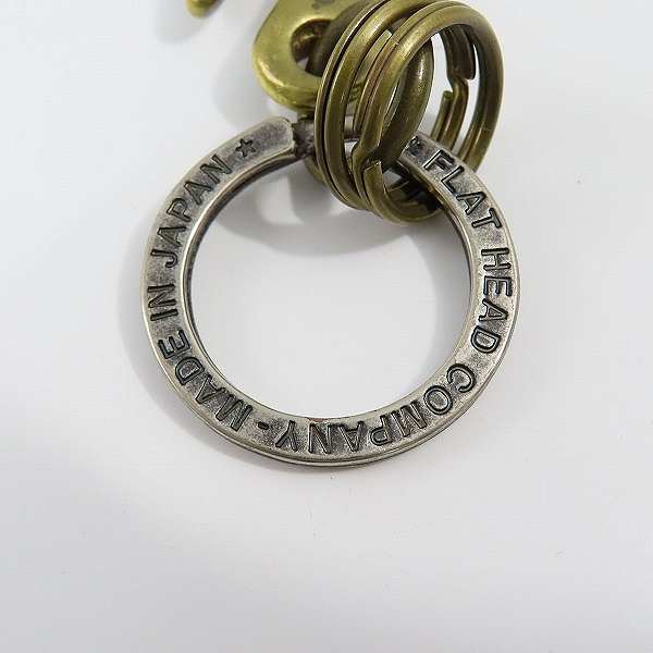 実際に弊社で買取させて頂いたTHE FLAT HEAD/フラットヘッド キーホルダー/キーリングの画像 5枚目