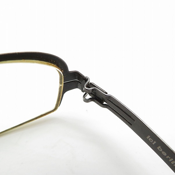 実際に弊社で買取させて頂いたic! berlin/アイシーベルリン model igor メガネフレーム/眼鏡/アイウェアの画像 7枚目