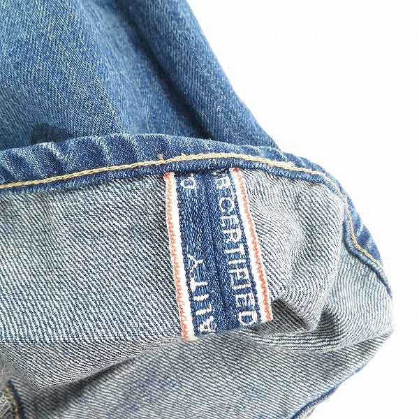 実際に弊社で買取させて頂いたglamb/グラム パッチ ワイドデニムパンツ/ジーンズ/Lの画像 7枚目