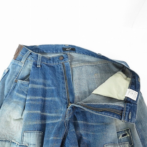 実際に弊社で買取させて頂いたglamb/グラム パッチ ワイドデニムパンツ/ジーンズ/Lの画像 6枚目