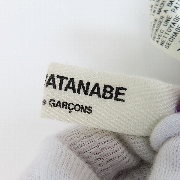 実際に弊社で買取させて頂いたJUNYA WATANABE COMME des GARCONS/ジュンヤワタナベコムデギャルソン アシンメトリー ドット柄 スカート JS-10015M /Mの画像 3枚目