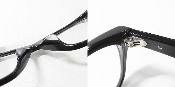 実際に弊社で買取させて頂いたPRADA JOURNAL/プラダ ジャーナル メガネフレーム アイウェア VPR04T-F ブラックの画像 4枚目