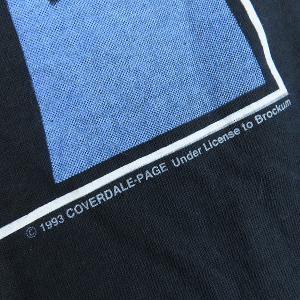 実際に弊社で買取させて頂いた【ジャンク】COVERDALE PAGE/カヴァーデイル・ペイジ 1993  JAPANツアーTシャツ バンドTシャツ ヴィンテージ Lの画像 5枚目