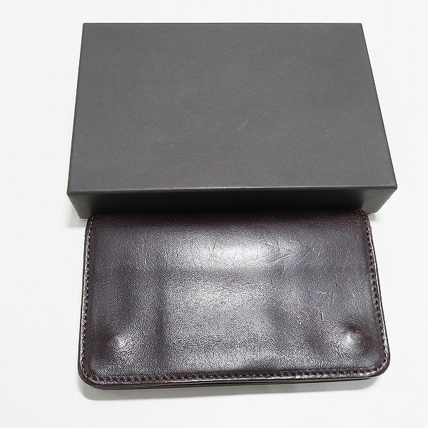 実際に弊社で買取させて頂いたWACKO MARIA×PORTER/ワコマリア×ポーター 2つ折り レザーウォレット の画像 9枚目