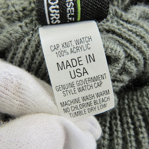 実際に弊社で買取させて頂いたBack Channel/バックチャンネル ロゴ刺繍 ビーニー ニット帽の画像 8枚目