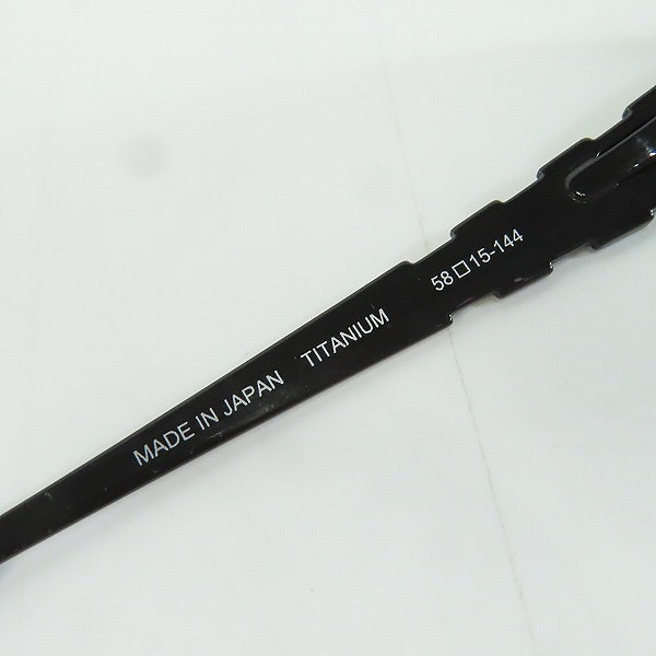 実際に弊社で買取させて頂いたSAMURAI SHO/サムライショウ 眼鏡/メガネフレーム/アイウェア/SS-T118 #3の画像 7枚目