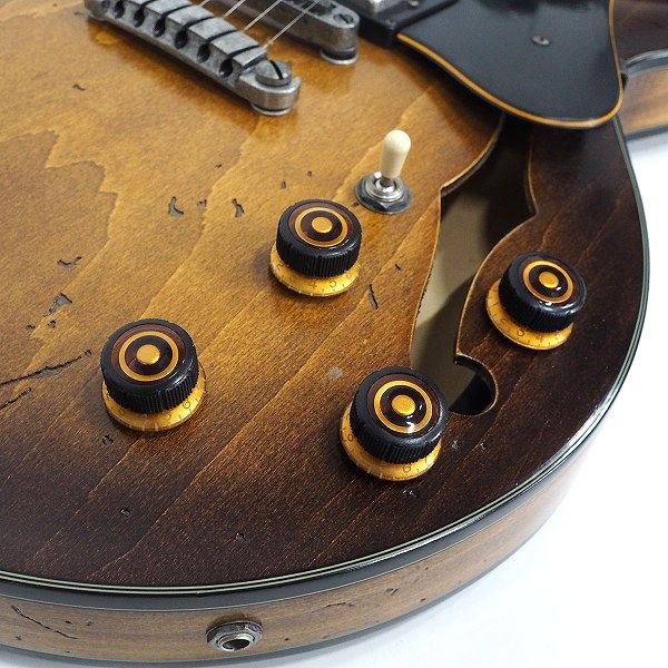 実際に弊社で買取させて頂いた★Ibanez/アイバニーズ AMV10A-TCL Artcore Vintage Series セミアコ/エレキギター ヴィンテージ加工の画像 7枚目
